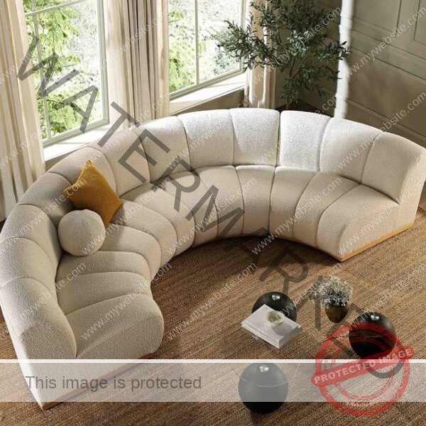 Sculptural Organic Shape Freeform Sofa