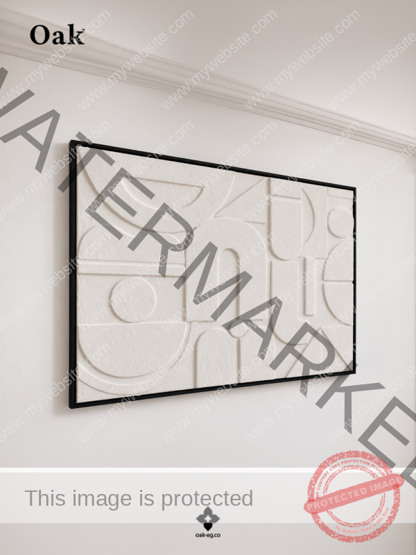Ivory Geometry Relief