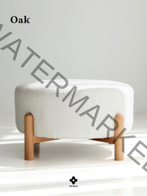 Cloud Bouclé Ottoman