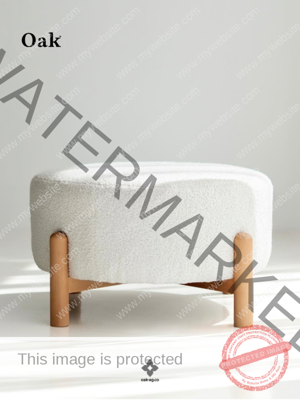 Cloud Bouclé Ottoman