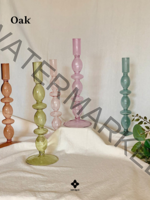 Pastel Totem Candle Holders
