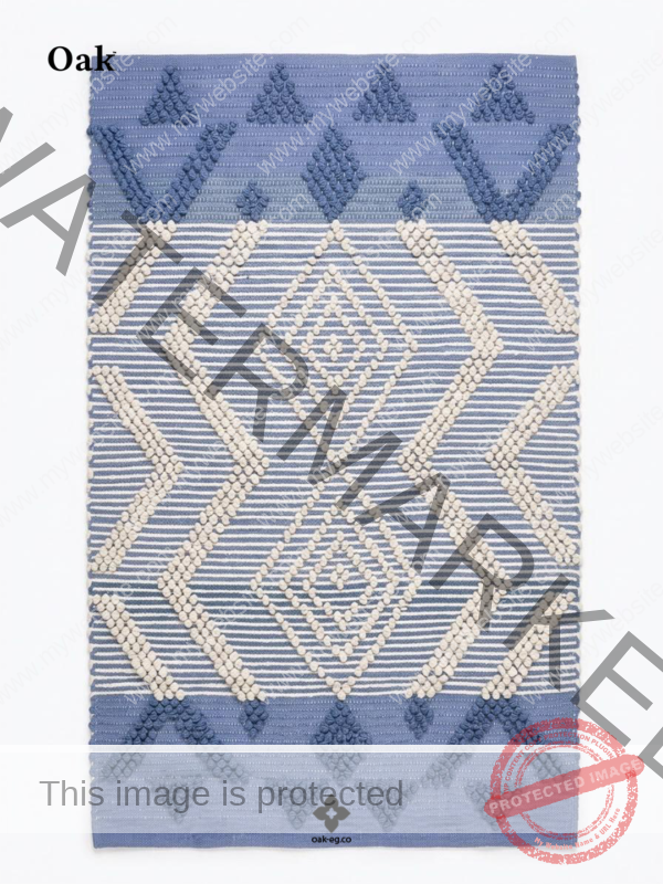 Blue Diamond Rug