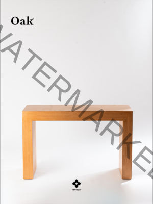 Oak Frame Console Table