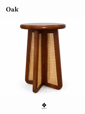 Cane Panel Accent Table
