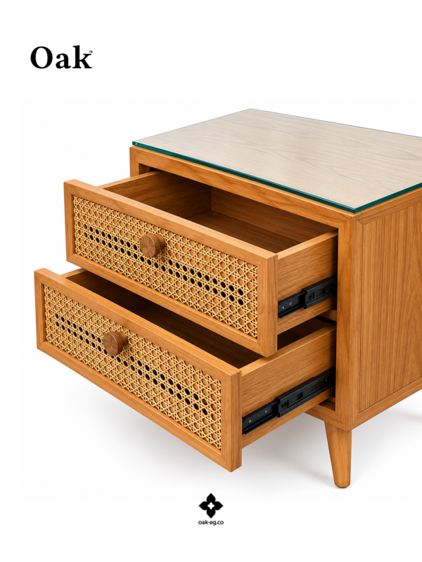 Cane Nightstand