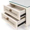 Cane Front Nightstand