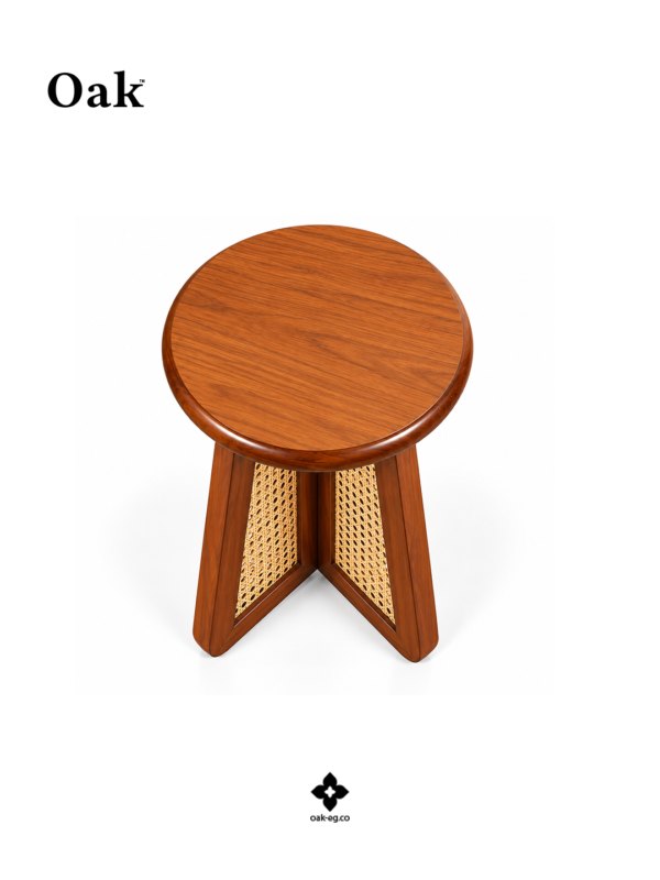 Cane Panel Accent Table