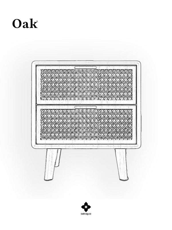 Cane Nightstand